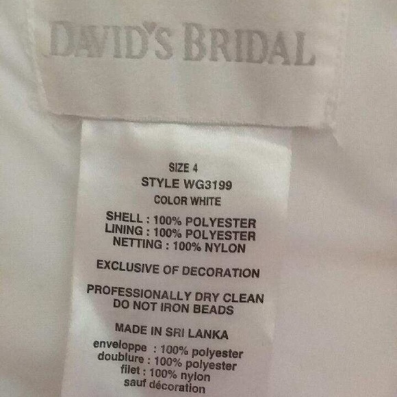 David’s Bridal Wedding Dress - Picture 6 of 6